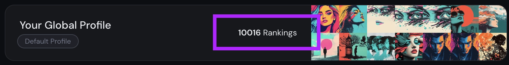 Number of ranked image Midjourney Personalize